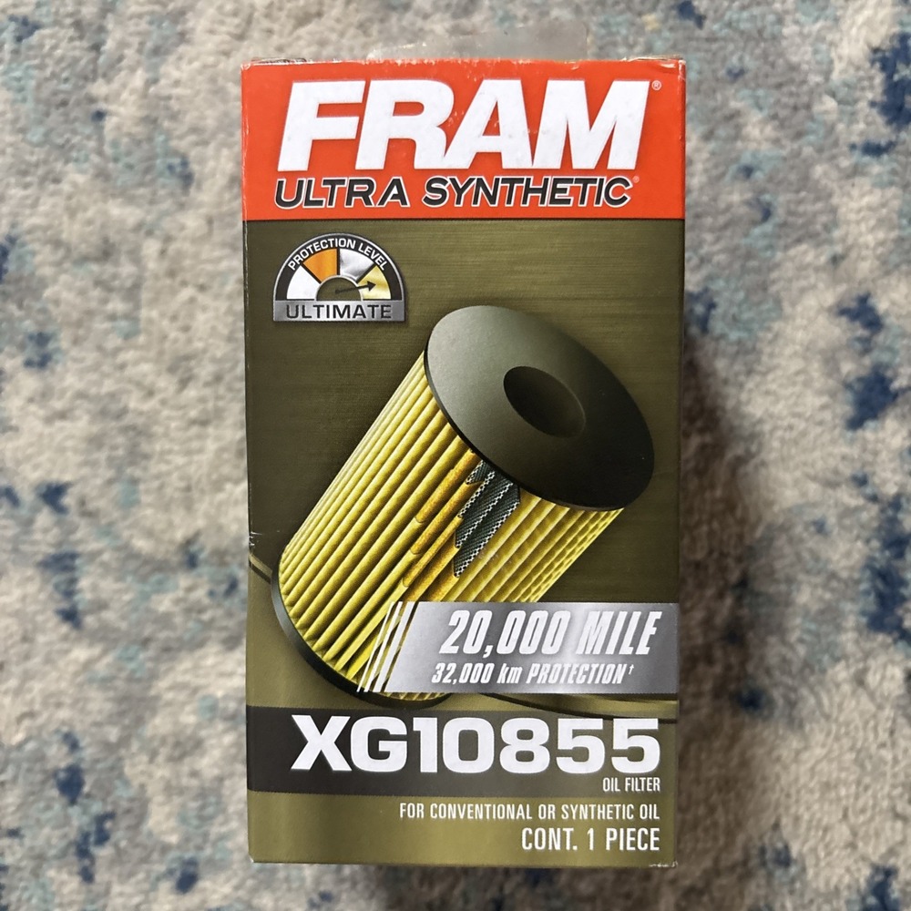 Fram Ultra Synthetic Automotive Oil Filter XG10955 Cylinder Supreme Protection